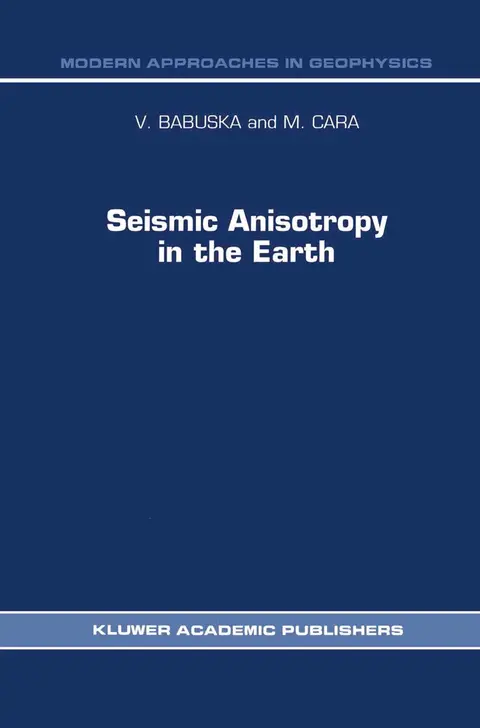 Cover of Seismic Anisotropy in the Earth