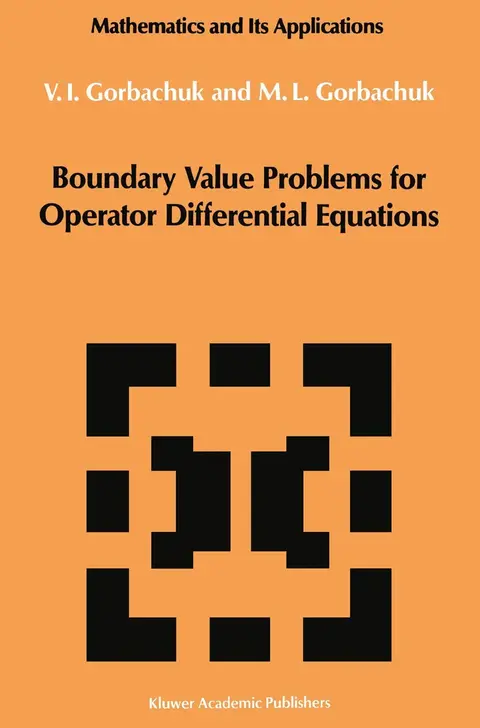 Cover of Boundary Value Problems for Operator Differential Equations