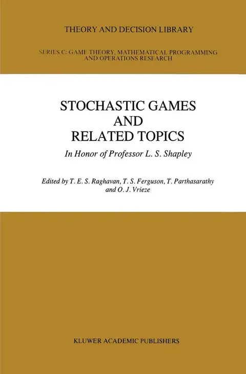 Cover of Stochastic Games and Related Topics