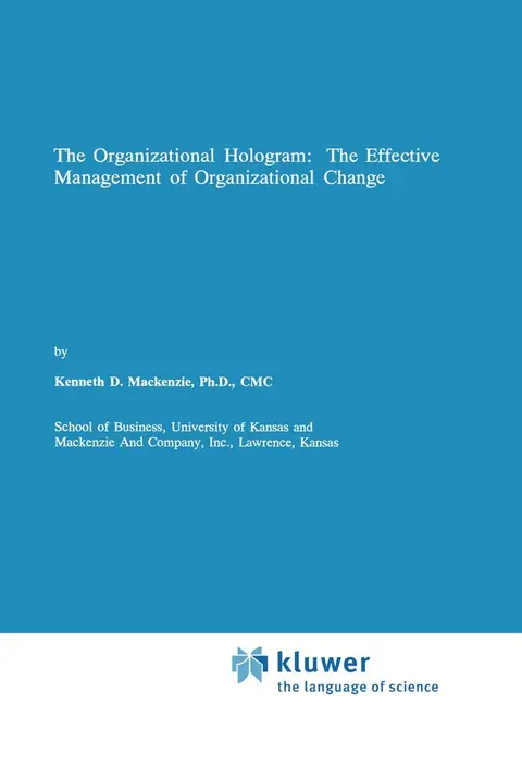 Cover of The Organizational Hologram