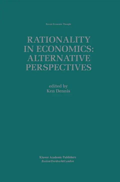Cover of Rationality in Economics