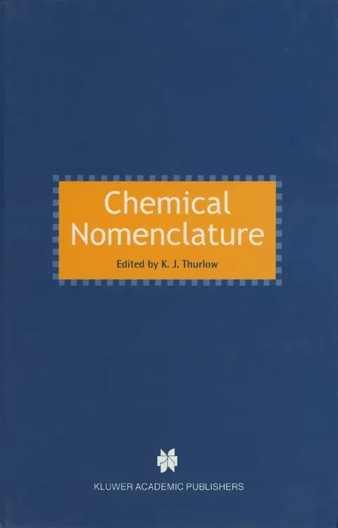 Cover of Chemical Nomenclature