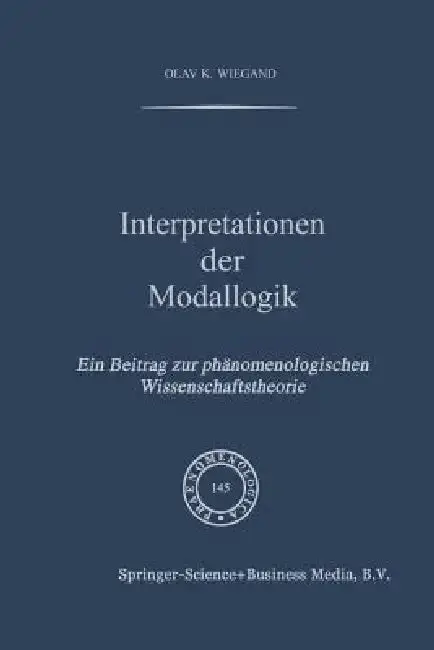 Cover of Interpretationen Der Modallogik
