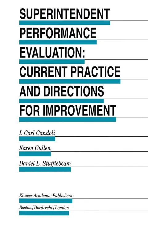 Cover of Superintendent Performance Evaluation