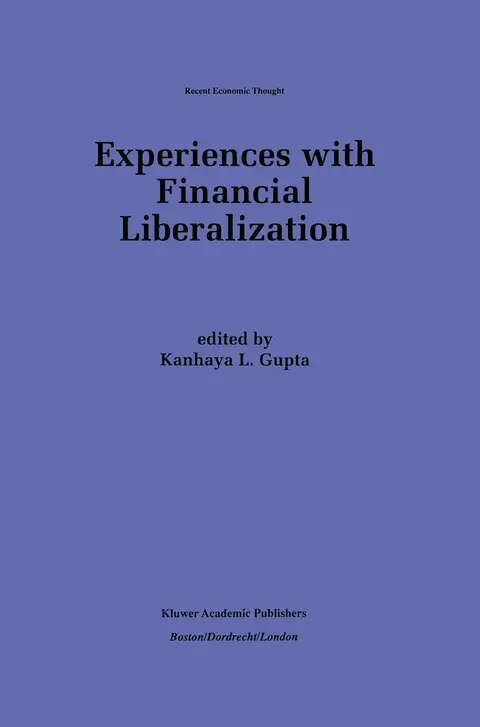 Cover of Experiences with Financial Liberalization