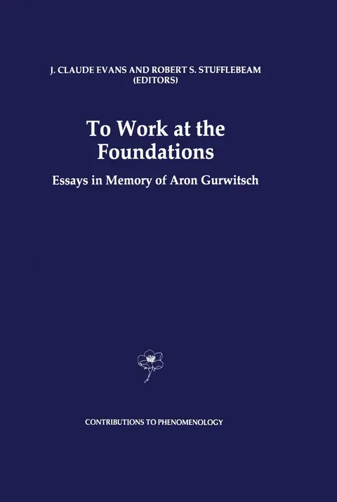 Cover of To Work at the Foundations
