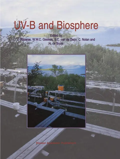 Cover of UV-B and Biosphere