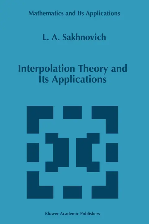 Cover of Interpolation Theory and Its Applications