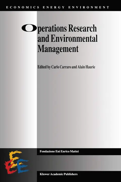 Cover of Operations Research and Environmental Management