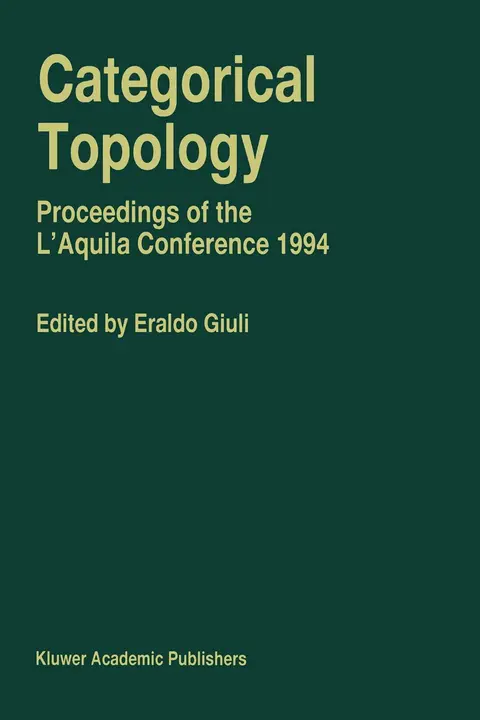 Cover of Categorical Topology