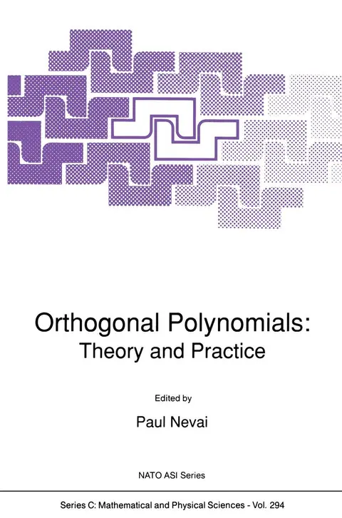 Cover of Orthogonal Polynomials