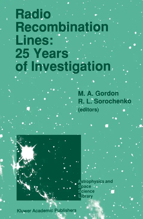 Cover of Radio Recombination Lines