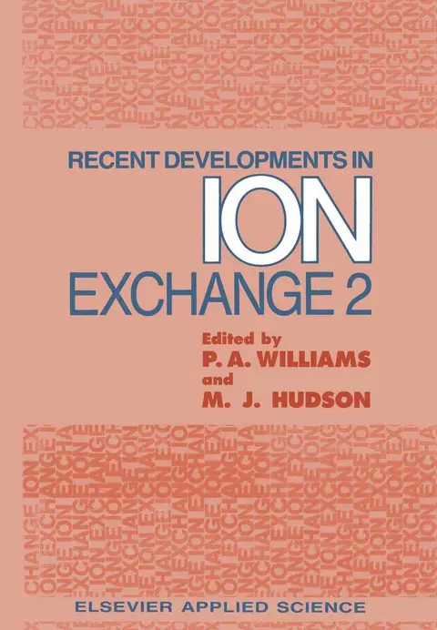 Cover of Recent Developments in Ion Exchange