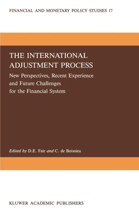 Cover of The International Adjustment Process
