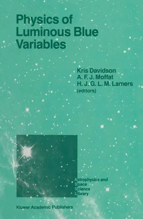 Cover of Physics of Luminous Blue Variables
