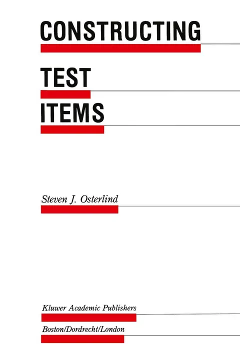 Cover of Constructing Test Items