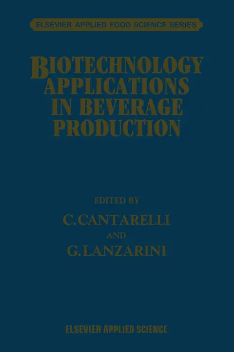 Cover of Biotechnology Applications in Beverage Production