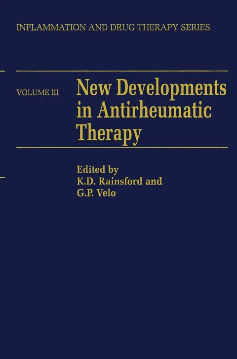 Cover of New Developments in Antirheumatic Therapy