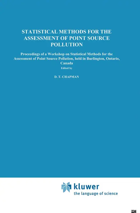 Cover of Statistical Methods for the Assessment of Point Source Pollution