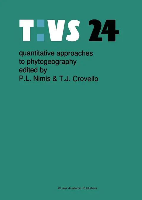 Cover of Quantitative approaches to phytogeography