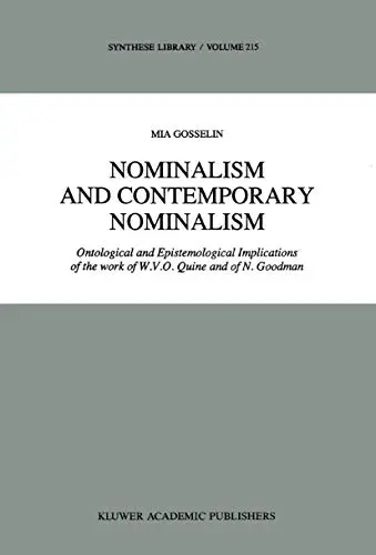 Cover of Nominalism and Contemporary Nominalism