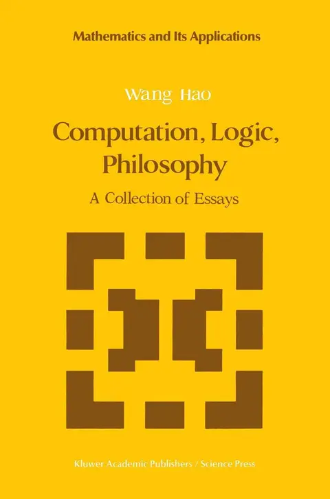 Cover of Computation, Logic, Philosophy