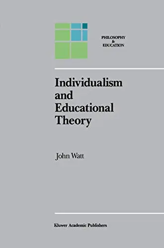 Cover of Individualism and Educational Theory