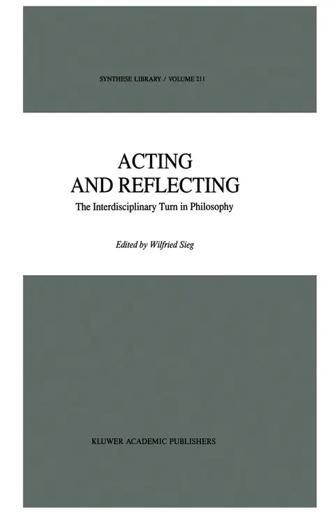 Cover of Acting and Reflecting