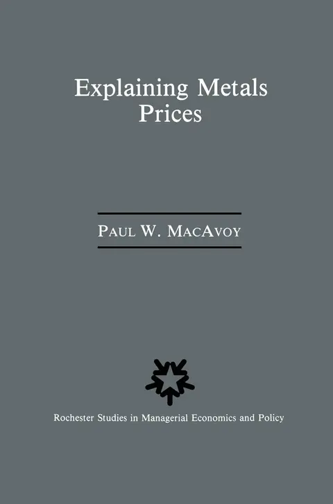 Cover of Explaining Metals Prices