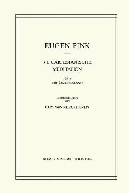 Cover of VI. Cartesianische Meditation