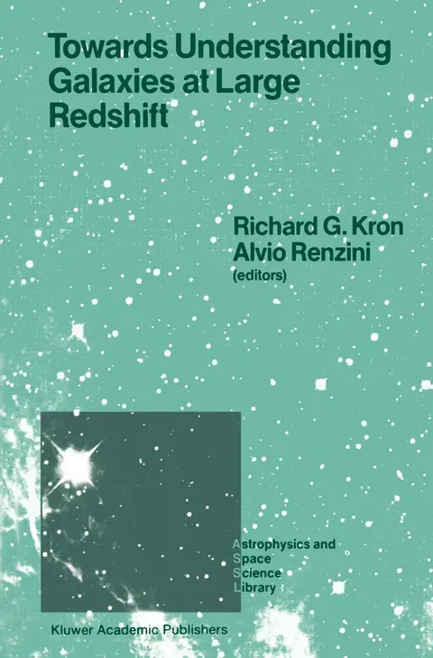 Cover of Towards Understanding Galaxies at Large Redshift