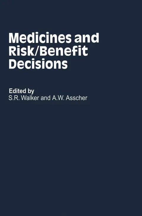 Cover of Medicines and Risk/Benefit Decisions