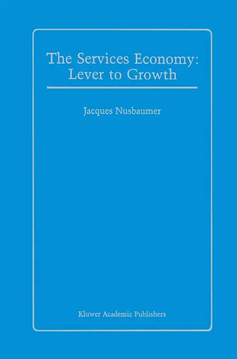 Cover of The Services Economy
