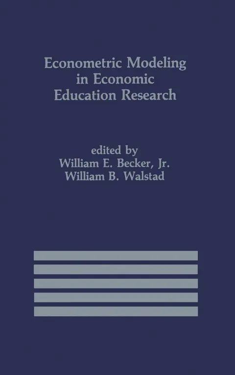 Cover of Econometric Modeling in Economic Education Research