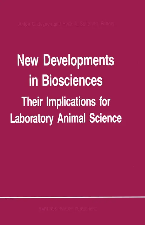 Cover of New Developments in Biosciences