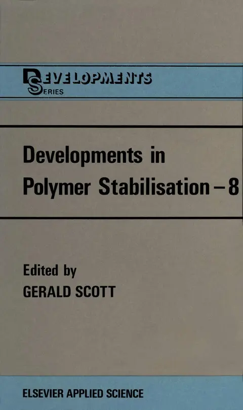 Cover of Developments in Polymer Stabilisation—8
