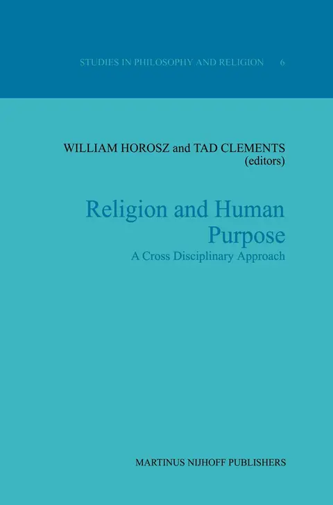 Cover of Religion and Human Purpose