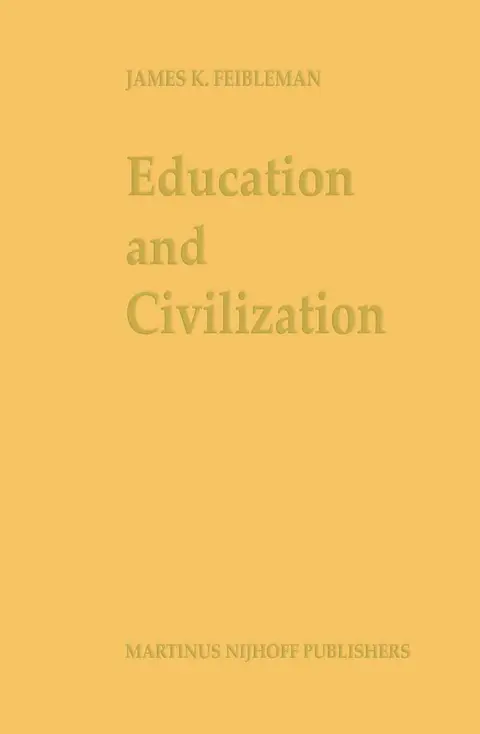 Cover of Education and Civilization