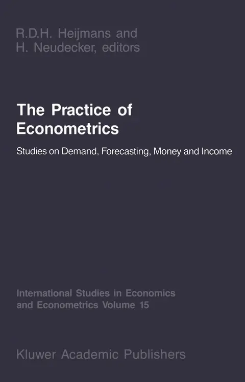 Cover of The Practice of Econometrics