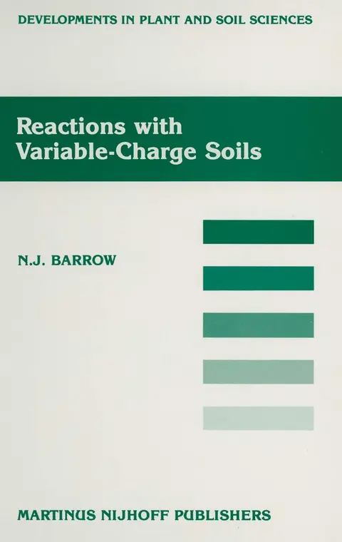 Cover of Reactions with Variable-Charge Soils