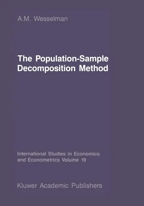 Cover of The Population-Sample Decomposition Method