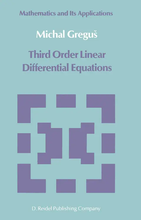 Cover of Third Order Linear Differential Equations