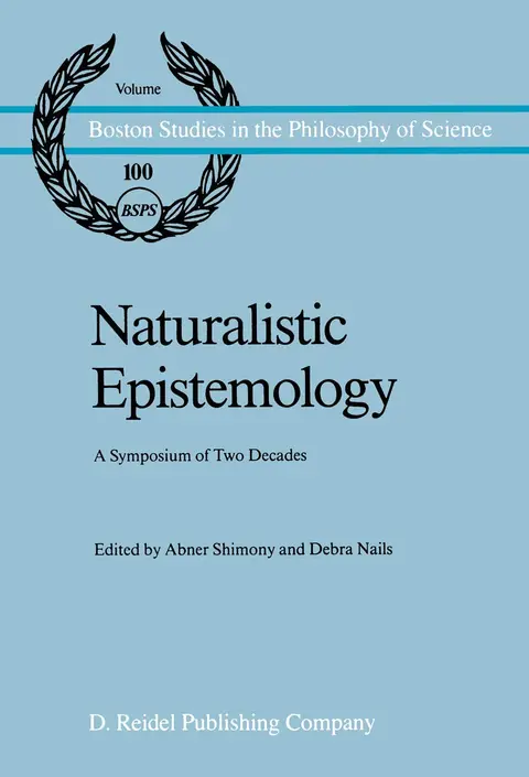 Cover of Naturalistic Epistemology