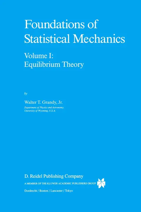 Cover of Foundations of Statistical Mechanics
