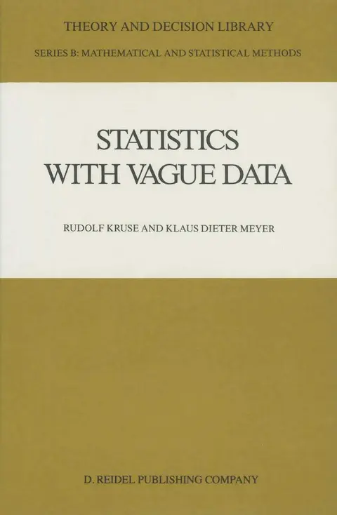 Cover of Statistics with Vague Data