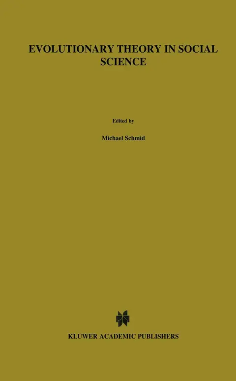 Cover of Evolutionary Theory in Social Science