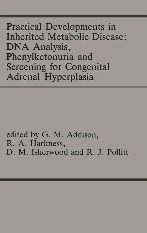 Cover of Practical Developments in Inherited Metabolic Disease