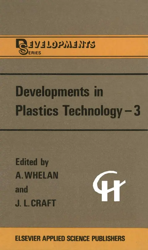 Cover of Developments in Plastics Technology - 3