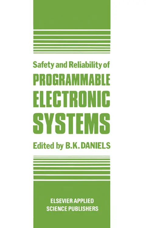 Cover of Safety and Reliability of Programmable Electronic Systems