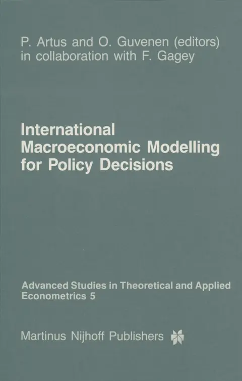 Cover of International Macroeconomic Modelling for Policy Decisions
